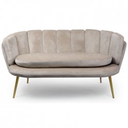 DOLCE NUDE VELVET SOFA