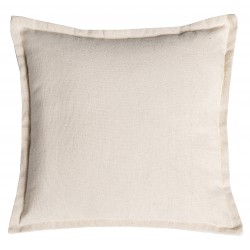 SQUARE RECYCLED COTTON CUSHION 40 CM NATURAL