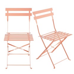 ORANGE SQUARE FOLDING CHAIR