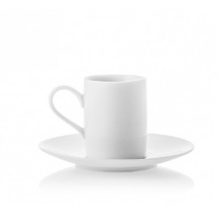 COFFEE/ESPRESSO CUP AND SAUCER, PEARL, 9CL