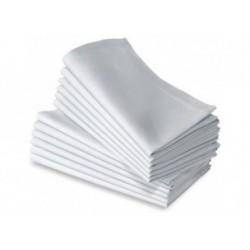 WHITE SQUARE COTTON NAPKIN, 50 CM