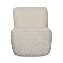 OSCAR WHITE BOUCLETTE ARMCHAIR