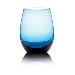 BLUE DROP-SHAPED GLASS