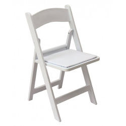 VICTOIRE WHITE FOLDING CHAIR