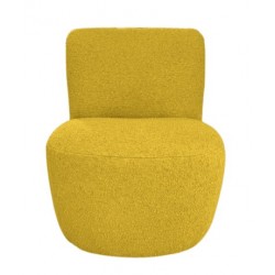 FAUTEUIL OSCAR BOUCLETTE JAUNE