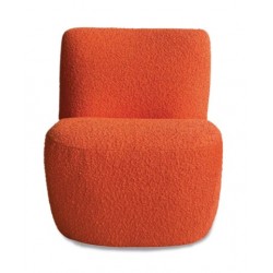 FAUTEUIL OSCAR BOUCLETTE ORANGE