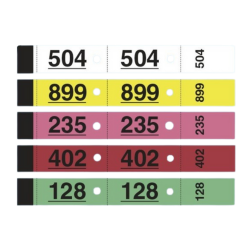 CLOAKROOM TICKET BOOK – 50 TICKETS