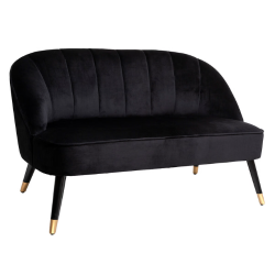 MARGOT SOFA IN BLACK AND GOLD