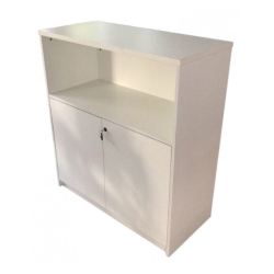 BASIC WHITE RECEPTION DESK