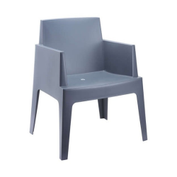 FAUTEUIL EXTÉRIEUR LOUNGE GRIS