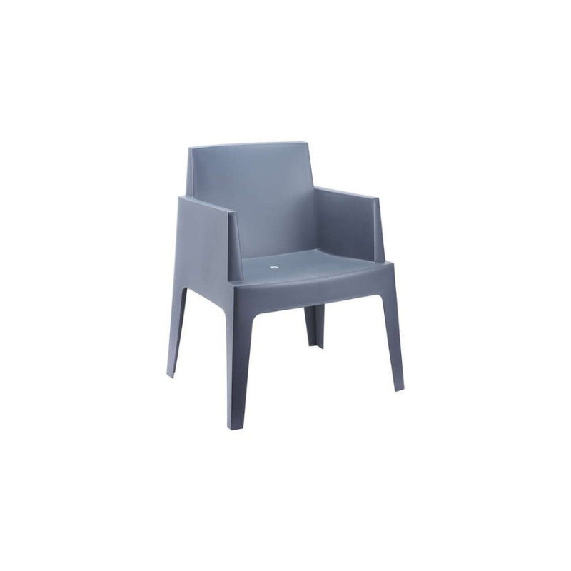 FAUTEUIL EXTÉRIEUR LOUNGE GRIS