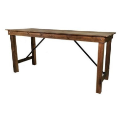 RECTANGULAR SOLID WOOD BUFFET TABLE 232 CM