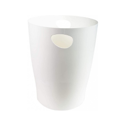 WHITE 15L WASTEBIN