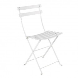 WHITE FOLDING CHAIR SQUARE