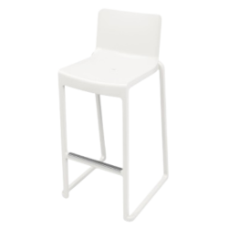 WHITE KASAR HIGH CHAIR