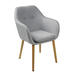 ERNEST LIGHT GREY ARMCHAIR