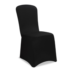 BLACK UNIVERSAL LYCRA CHAIR COVER