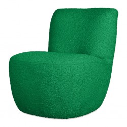 FAUTEUIL OSCAR BOUCLETTE VERT