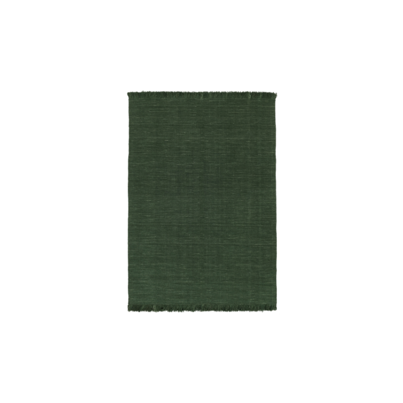 TAPIS RECTANGULAIRE LAINE VERT 200CM