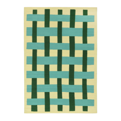 TAPIS RECTANGULAIRE JAMES VERT 300CM