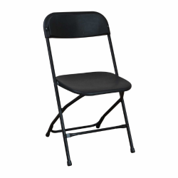 BLACK LÉON FOLDING CHAIR