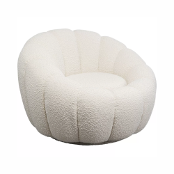 WHITE CLOUD SWIVEL ARMCHAIR