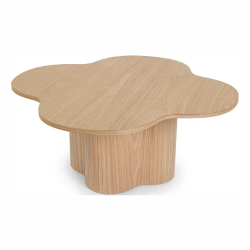 WOODEN FLOWER COFFEE TABLE