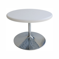 ROUND MODULO COFFEE TABLE WITH WHITE TOP