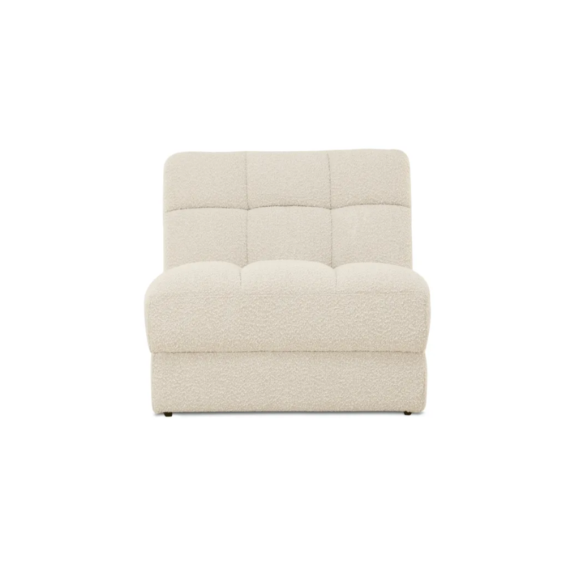 FAUTEUIL ROMY BOUCLETTE BLANC AVOINE