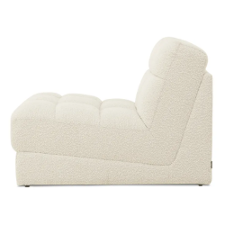 FAUTEUIL ROMY BOUCLETTE BLANC AVOINE