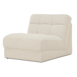 FAUTEUIL ROMY BOUCLETTE BLANC AVOINE