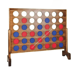 GIANT WOODEN FOUR IN A ROW