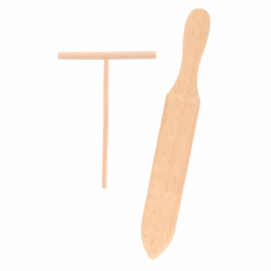 WOODEN CREPE PAN KIT