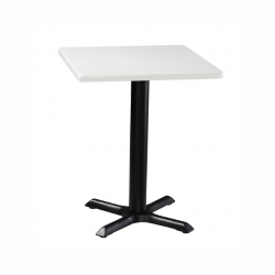 TABLE GUÉRIDON CARRÉE BISTROT BLANCHE