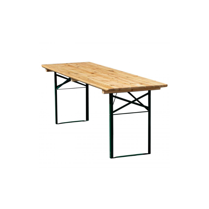 TABLE RECTANGULAIRE KERMESSE BOIS 220 CM