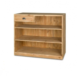 BANQUE D'ACCUEIL VINTAGE EN BOIS