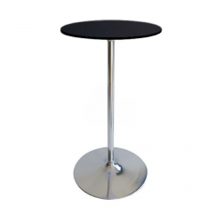 MODULO ROUND BLACK HIGH TABLE