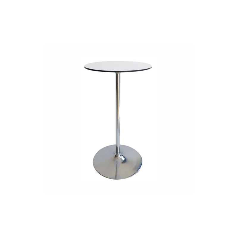 TABLE MANGE DEBOUT RONDE MODULO BLANC