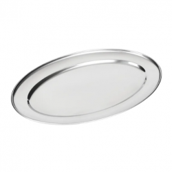 PLATEAU OVALE INOX