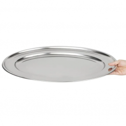 PLATEAU OVALE INOX