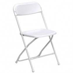 WHITE LÉON FOLDING CHAIR