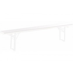 WHITE KERMESSE BENCH
