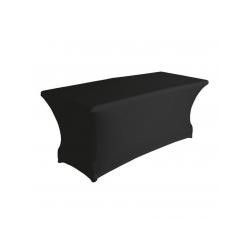 RECTANGULAR TABLE 6–8 PEOPLE WITH BLACK COVER