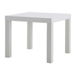 SQUARE BASIC WHITE COFFEE TABLE