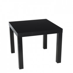 SQUARE BASIC BLACK COFFEE TABLE